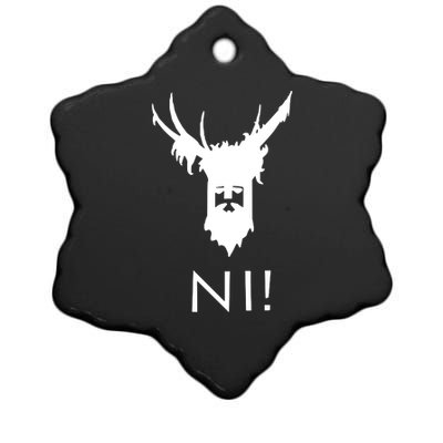 Knights Who Say Ni (2) Ceramic Star Ornament