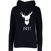 Knights Who Say Ni (2) Womens Funnel Neck Pullover Hood