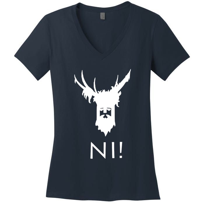 Knights Who Say Ni (2) Women's V-Neck T-Shirt