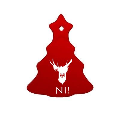 Knights Who Say Ni (2) Ceramic Tree Ornament