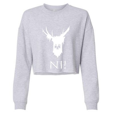 Knights Who Say Ni (2) Cropped Pullover Crew