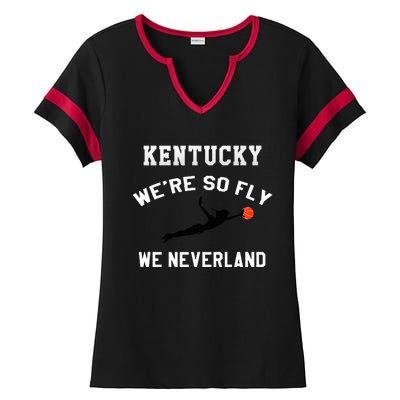 Kentucky WeRe So Fly We Neverland Ladies Halftime Notch Neck Tee