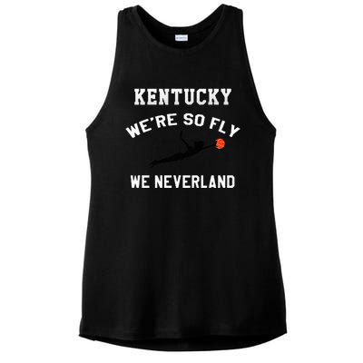 Kentucky WeRe So Fly We Neverland Ladies PosiCharge Tri-Blend Wicking Tank