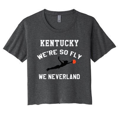 Kentucky WeRe So Fly We Neverland Women's Crop Top Tee