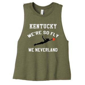 Kentucky WeRe So Fly We Neverland Women's Racerback Cropped Tank