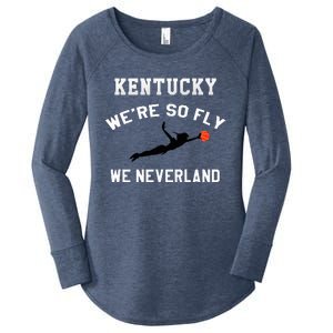 Kentucky WeRe So Fly We Neverland Women's Perfect Tri Tunic Long Sleeve Shirt