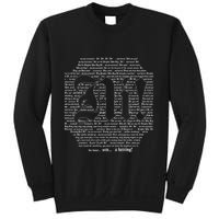 Knights Who Say Ni! of Typography Holy Grail Scene Script Sweatshirt