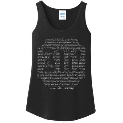 Knights Who Say Ni! of Typography Holy Grail Scene Script Ladies Essential Tank