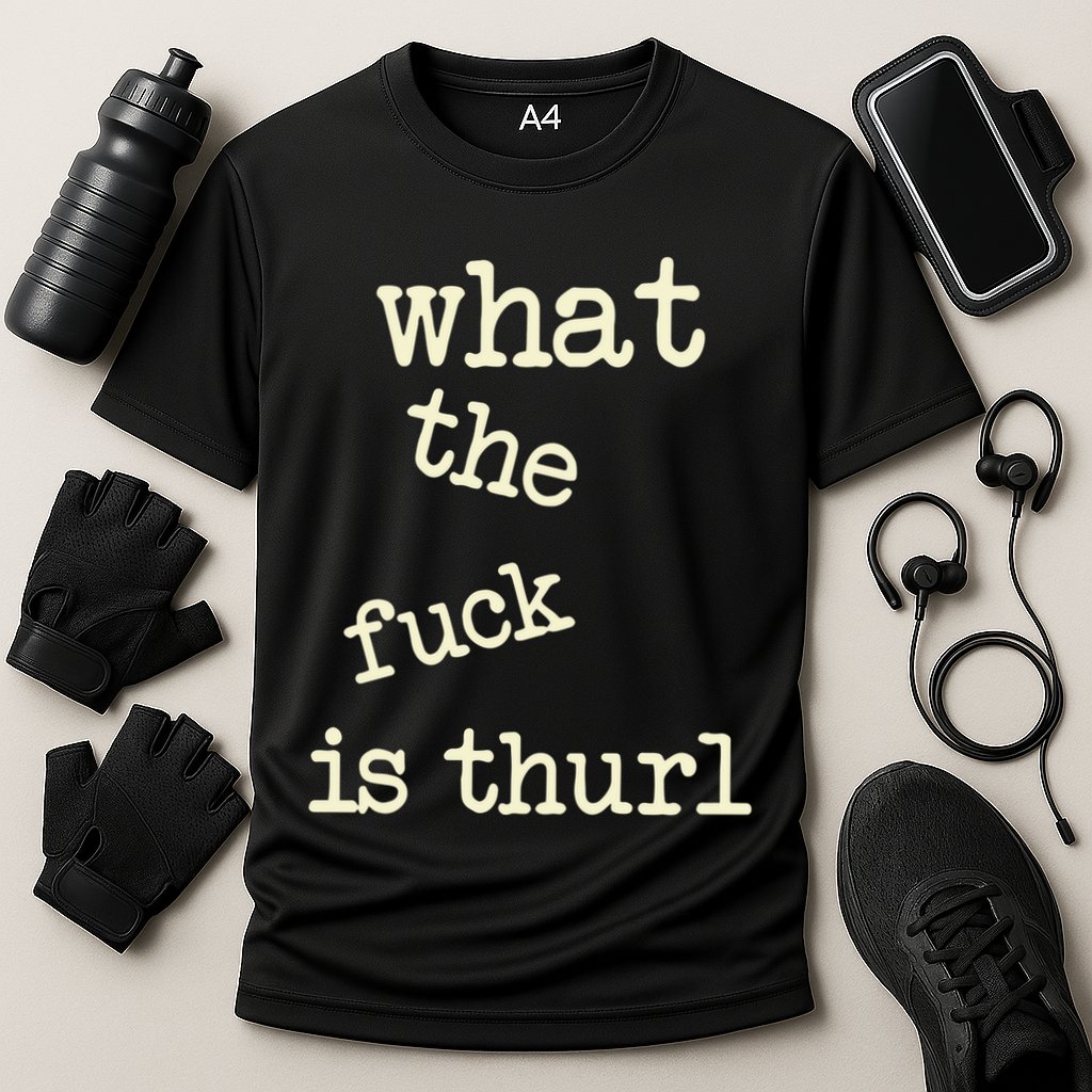 Kur7947 What The Fuck Is Thurl Cooling Performance Crew T-Shirt