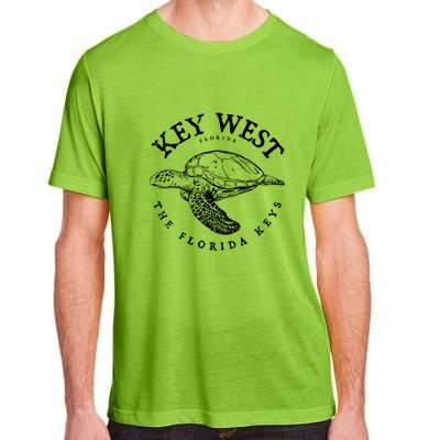 Key West Turtle Florida Keys Scuba Fishing Diving Tee Adult ChromaSoft Performance T-Shirt