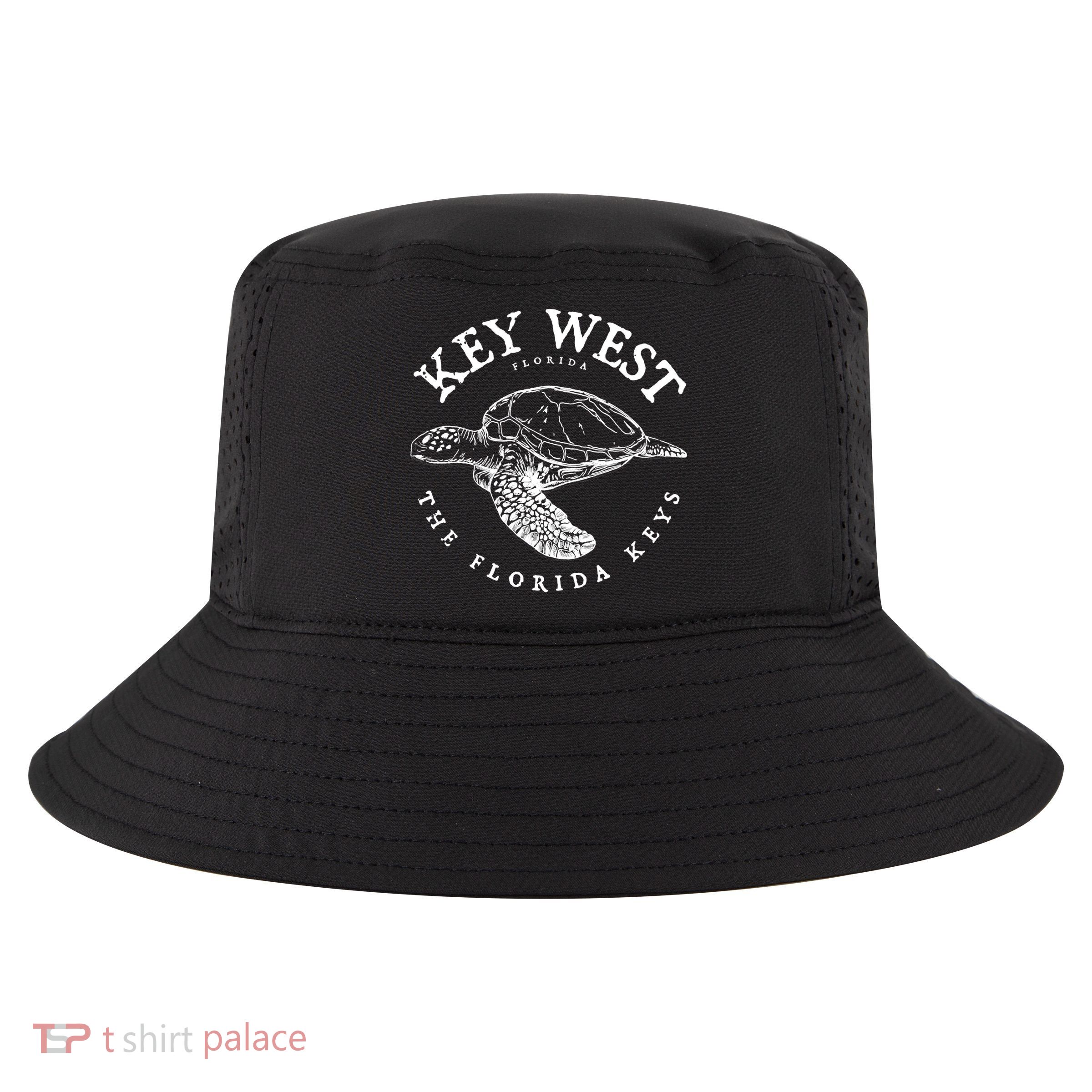 Key West Turtle Florida Keys Scuba Fishing Diving Tee Cool Comfort Performance Bucket Hat