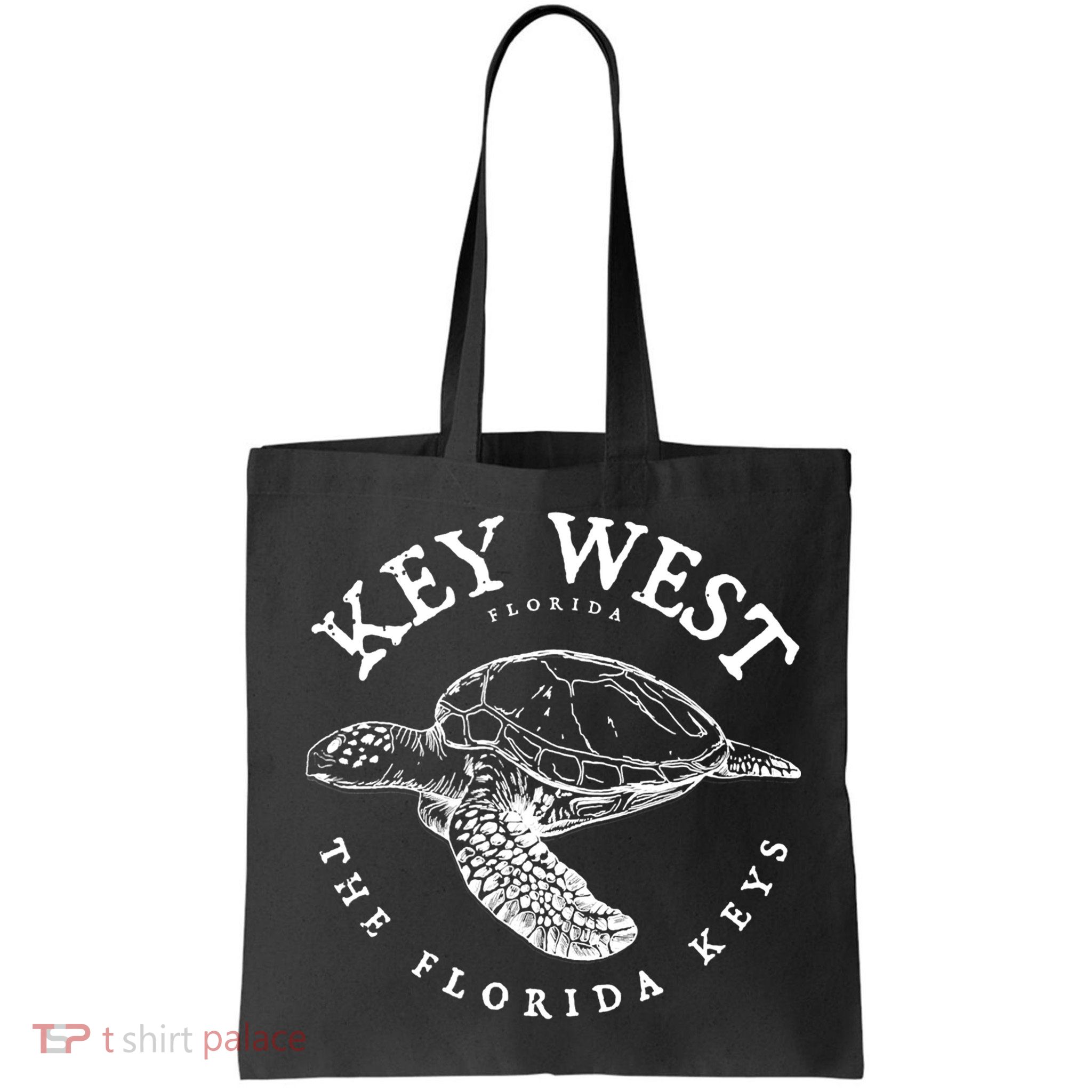 Key West Turtle Florida Keys Scuba Fishing Diving Tee Bag