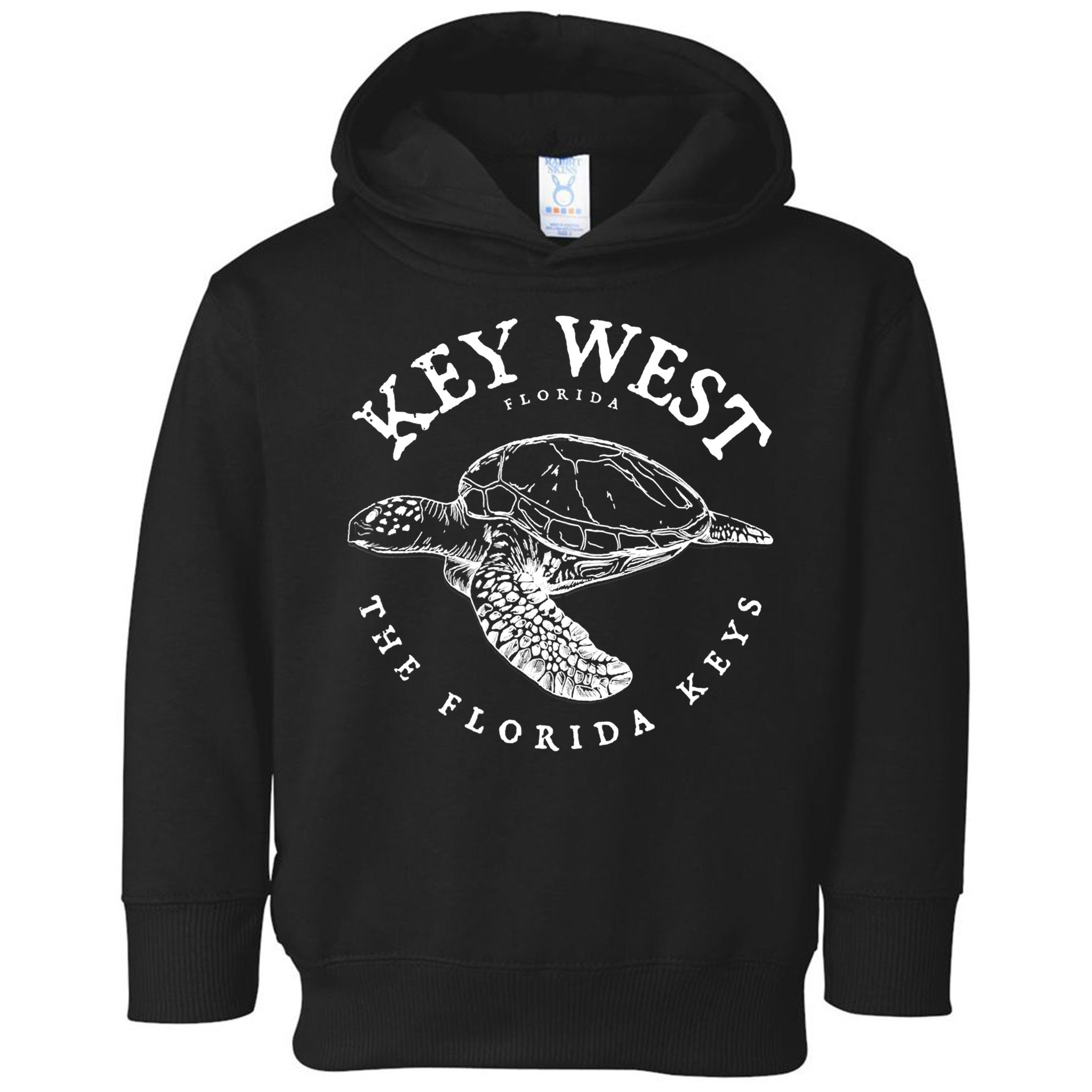 Key West Turtle Florida Keys Scuba Fishing Diving Tee Toddler Hoodie