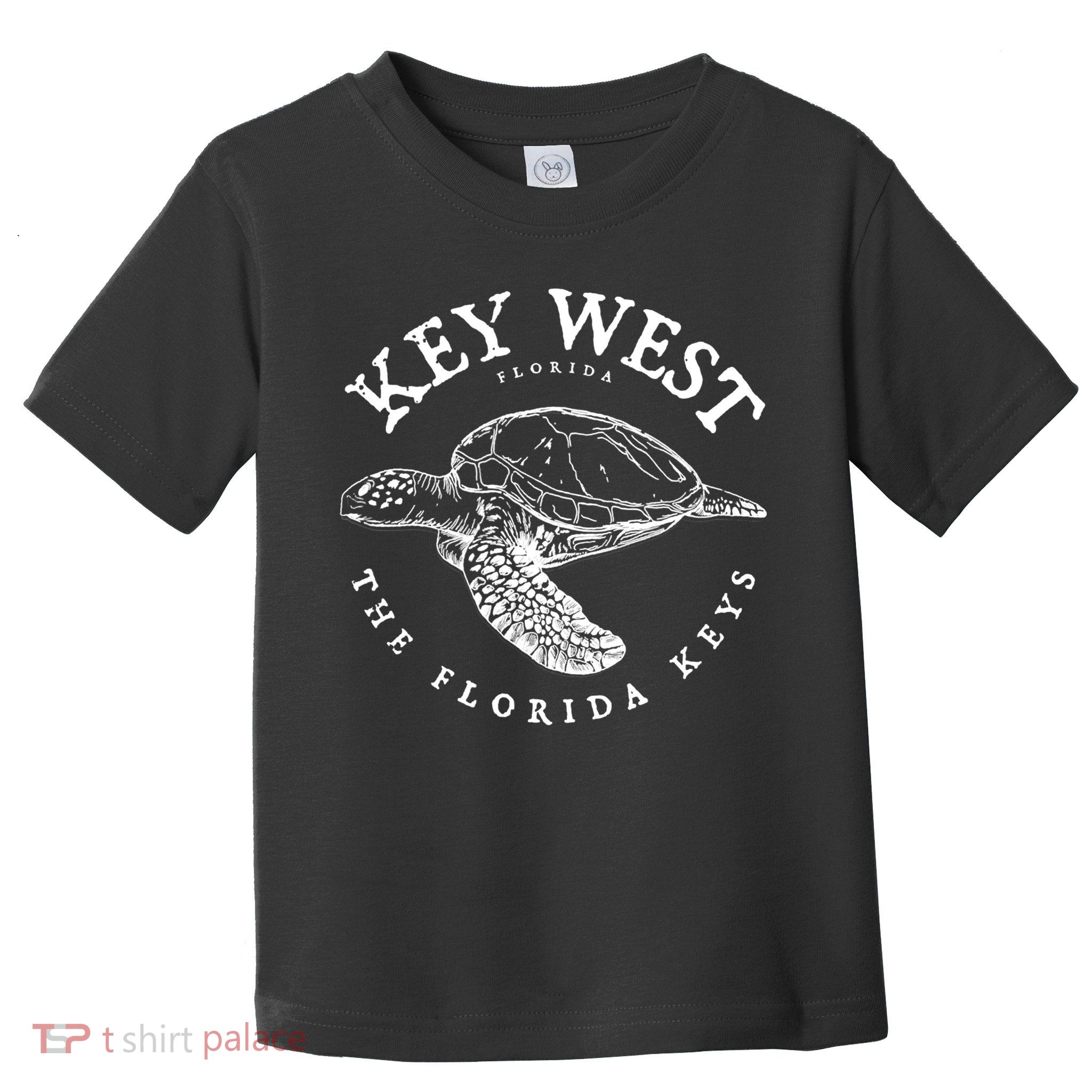 Key West Turtle Florida Keys Scuba Fishing Diving Tee Toddler T-Shirt