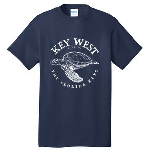 Key West Turtle Florida Keys Scuba Fishing Diving Tee Tall T-Shirt