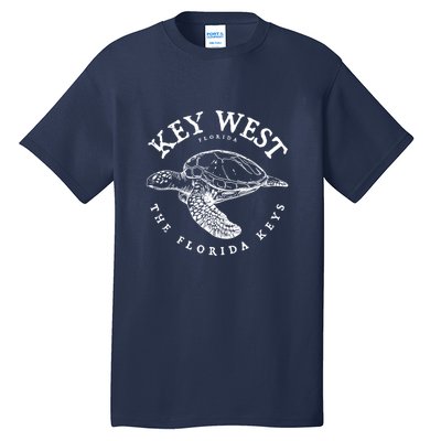 Key West Turtle Florida Keys Scuba Fishing Diving Tee Tall T-Shirt