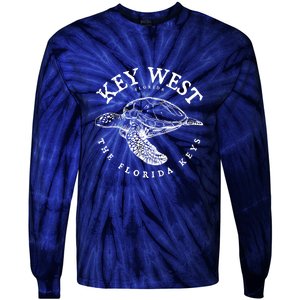 Key West Turtle Florida Keys Scuba Fishing Diving Tee Tie-Dye Long Sleeve Shirt