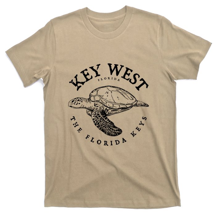 Key West Turtle Florida Keys Scuba Fishing Diving Tee T-Shirt