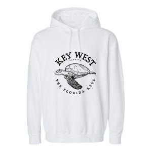 Key West Turtle Florida Keys Scuba Fishing Diving Tee Garment-Dyed Fleece Hoodie