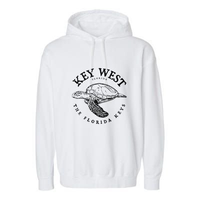 Key West Turtle Florida Keys Scuba Fishing Diving Tee Garment-Dyed Fleece Hoodie