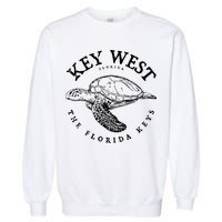 Key West Turtle Florida Keys Scuba Fishing Diving Tee Garment-Dyed Sweatshirt