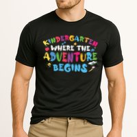 Kindergarten Where The Adventure Begins Back To School First Day Of School Cooling Performance Crew T-Shirt