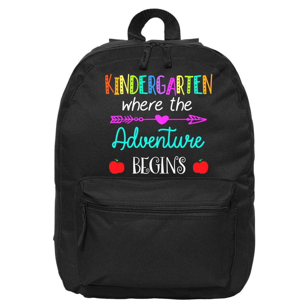 Kindergarten Where The Adventure Begins Kinder Teacher 16 in Basic Backpack