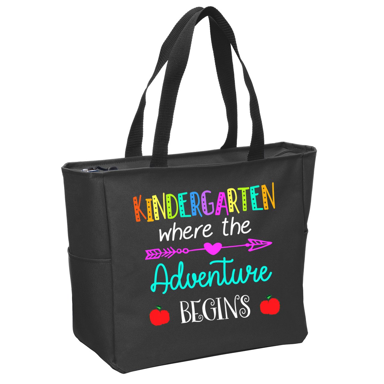 Kindergarten Where The Adventure Begins Kinder Teacher Zip Tote Bag