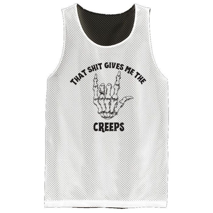 Koe Wetzel That Shit Gives Me The Creeps Mesh Reversible Basketball Jersey Tank