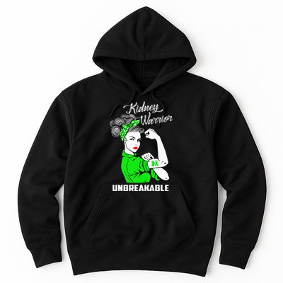 Kidney Warrior Unbreakable Kidney Awareness Gift Hoodie