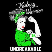 Kidney Warrior Unbreakable Kidney Awareness Gift 16 in Basic Backpack