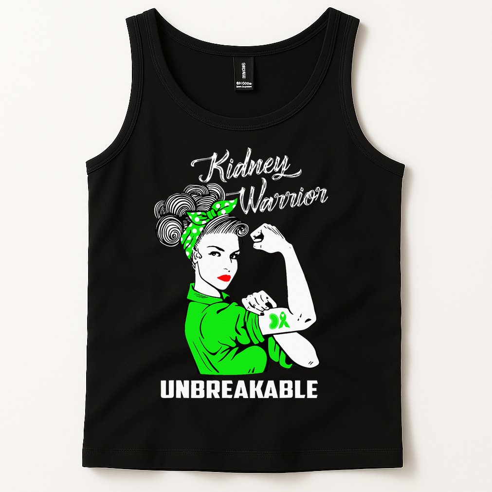 Kidney Warrior Unbreakable Kidney Awareness Gift Tank Top