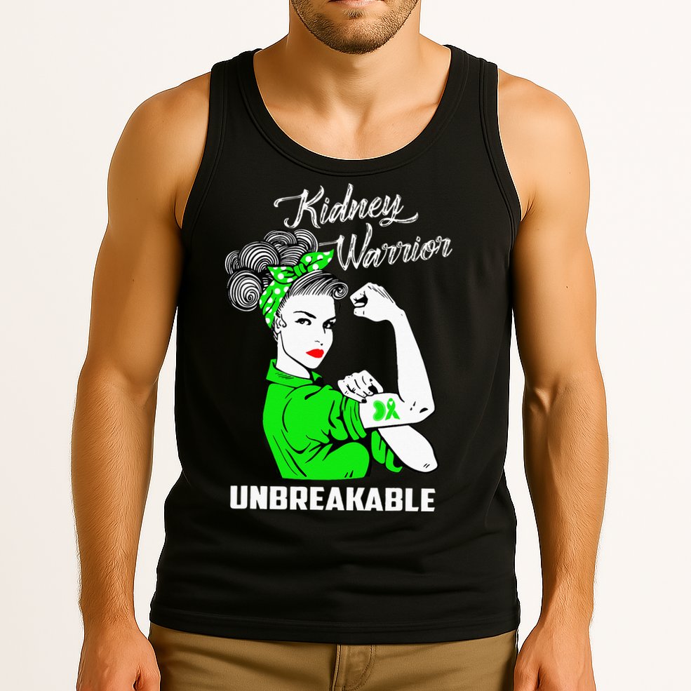 Kidney Warrior Unbreakable Kidney Awareness Gift Tank Top