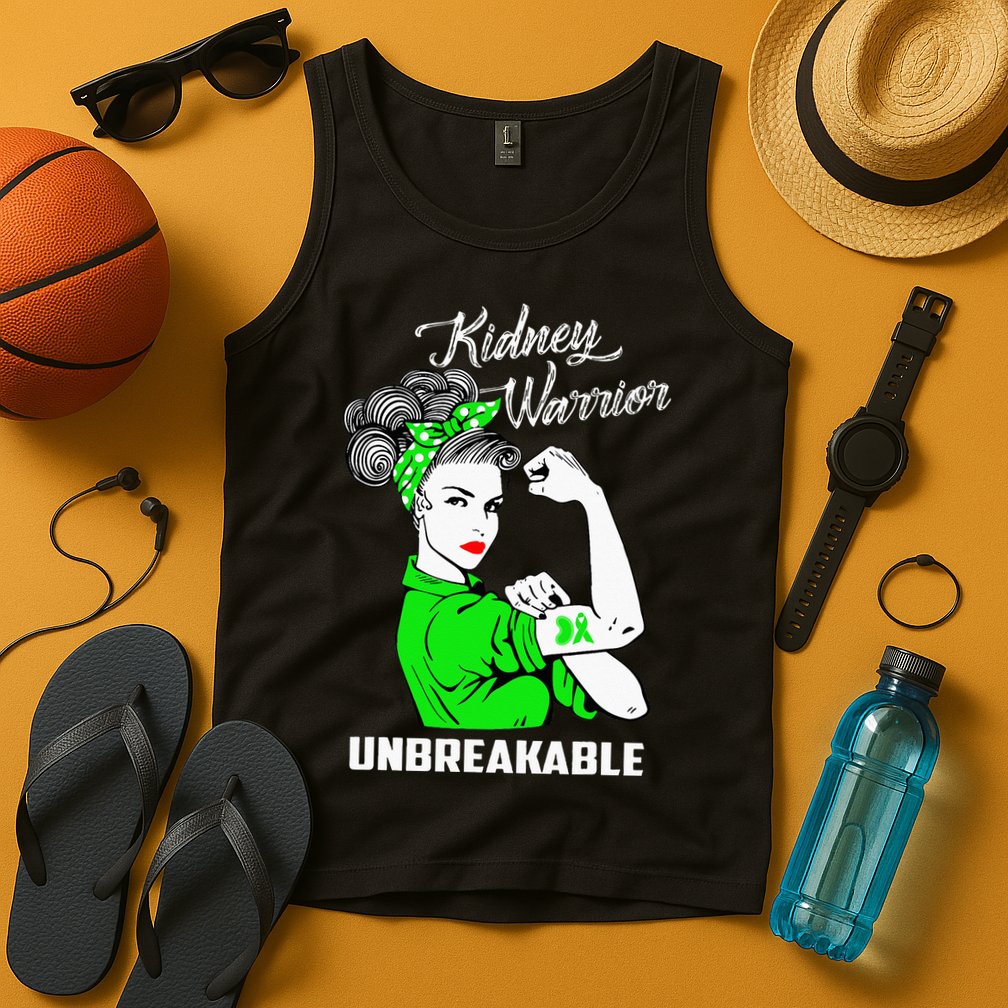 Kidney Warrior Unbreakable Kidney Awareness Gift Tank Top