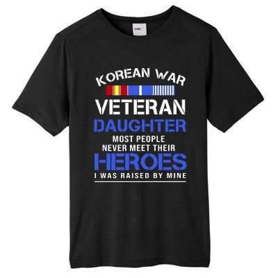 Korean War Veteran Daughter Gift For Daughter Tall Fusion ChromaSoft Performance T-Shirt