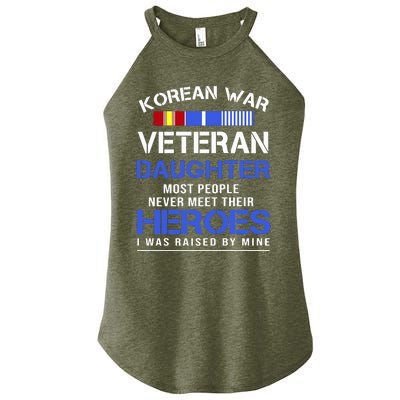 Korean War Veteran Daughter Gift For Daughter Women’s Perfect Tri Rocker Tank