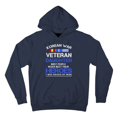 Korean War Veteran Daughter Gift For Daughter Hoodie