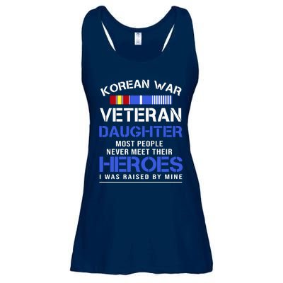 Korean War Veteran Daughter Gift For Daughter Ladies Essential Flowy Tank