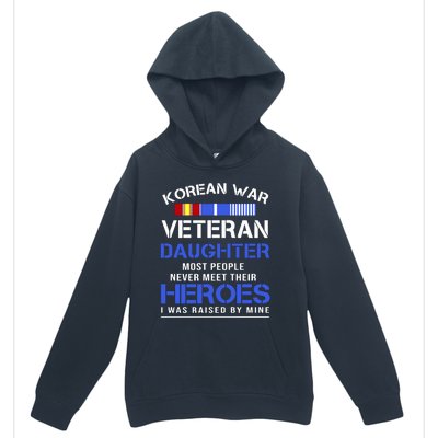 Korean War Veteran Daughter Gift For Daughter Urban Pullover Hoodie