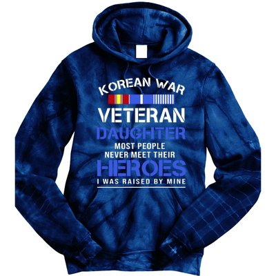 Korean War Veteran Daughter Gift For Daughter Tie Dye Hoodie