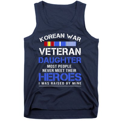 Korean War Veteran Daughter Gift For Daughter Tank Top