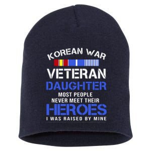 Korean War Veteran Daughter Gift For Daughter Short Acrylic Beanie