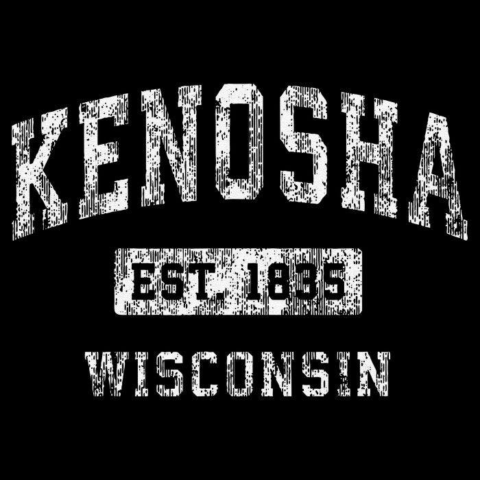 Kenosha Wisconsin Wi Vintage Established Womens T-Shirt