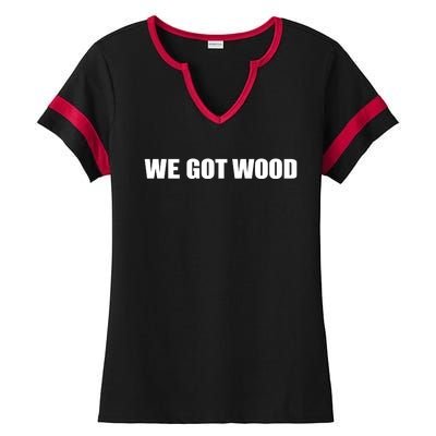 Kerry Wood We Got Wood Ladies Halftime Notch Neck Tee