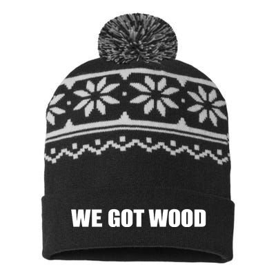 Kerry Wood We Got Wood USA-Made Snowflake Beanie