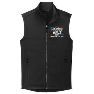 Kamala Wins With Joy Harris Waltz 2024 President Election Collective Smooth Fleece Vest