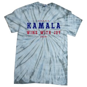 Kamala Wins With Joy Kamala Harris 2024 Premium Tie-Dye T-Shirt