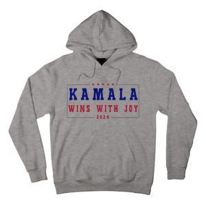 Kamala Wins With Joy Kamala Harris 2024 Premium Tall Hoodie