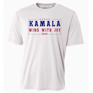 Kamala Wins With Joy Kamala Harris 2024 Premium Cooling Performance Crew T-Shirt