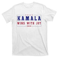 Kamala Wins With Joy Kamala Harris 2024 Premium T-Shirt